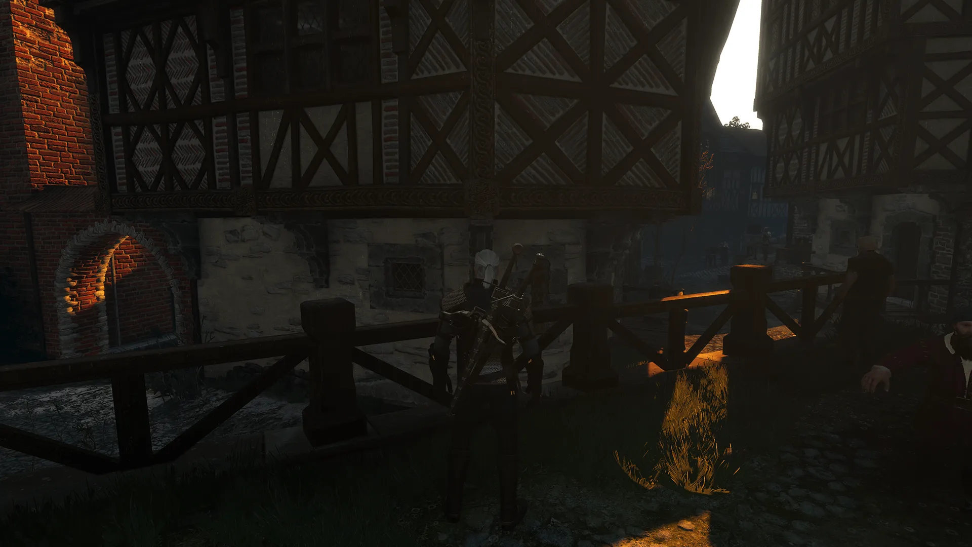 Escena con Ejes de luz (Light Shafts) OFF