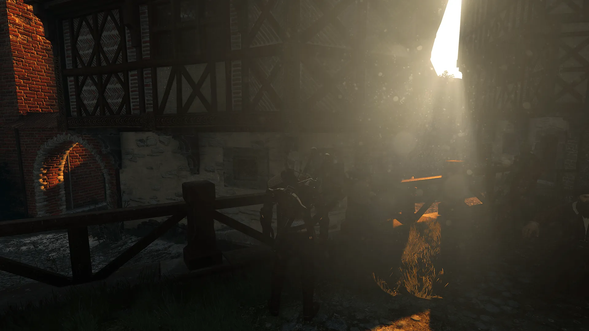 Escena con Ejes de luz (Light Shafts) ON