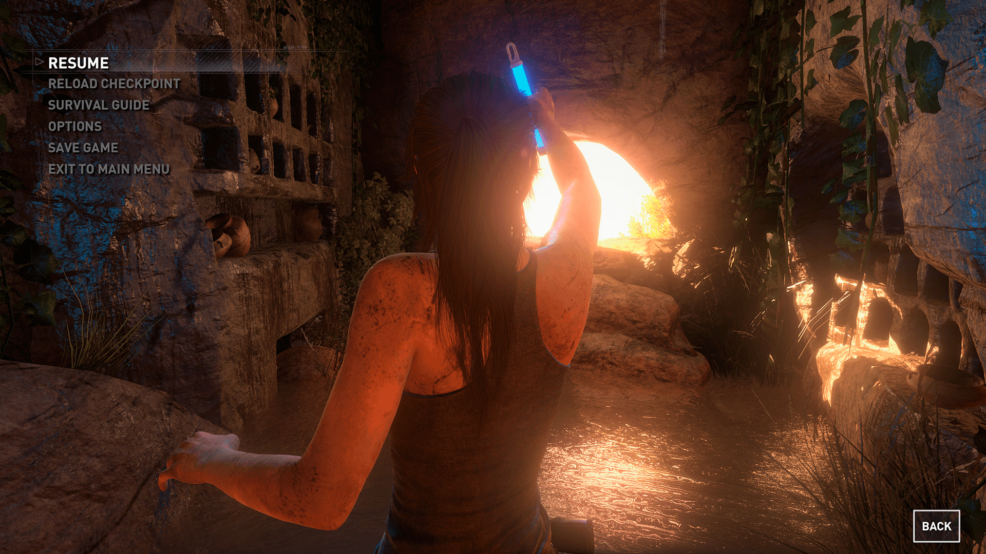 Escena con Bloom + HDR + SSR ON