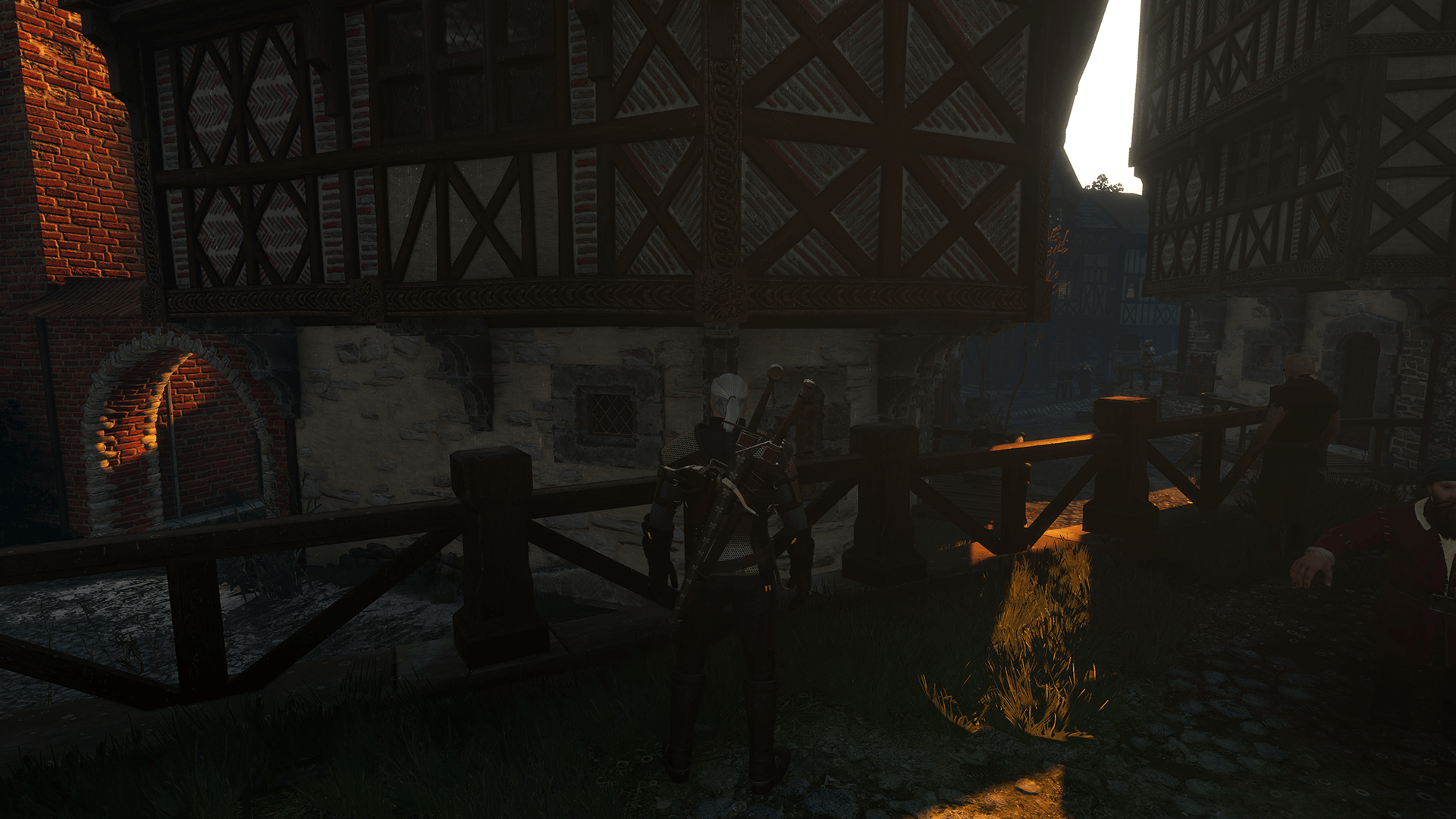 Escena con Ejes de luz (Light Shafts) OFF